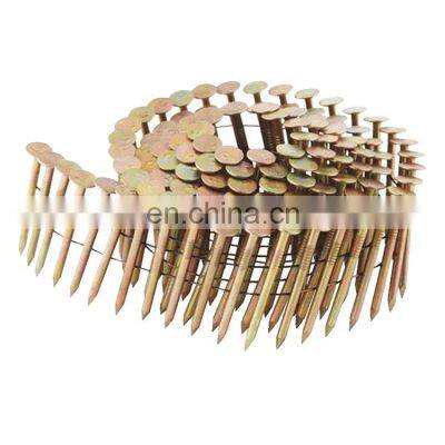 Zinc Wire Coil Nail Clavos Helicoidales 3 Inch Roll Nails To Build Pallets