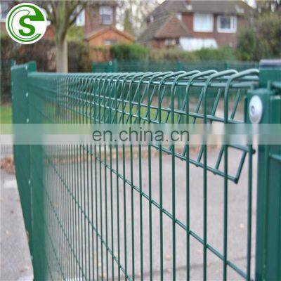 2.4m height Hot Dip Galvanized Security Fence and Anti climb BRC wire mesh fence