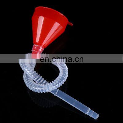 2 In 1 Plastic Water Tank Funnel Fuel Gasoline Petrol Funnel Flexible For Car Motorcycle Truck Vehicle Auto Accessories