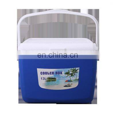 Promotional 13L Plastic Ice Freeze Beer Fruit Car Cooler Box for Travel