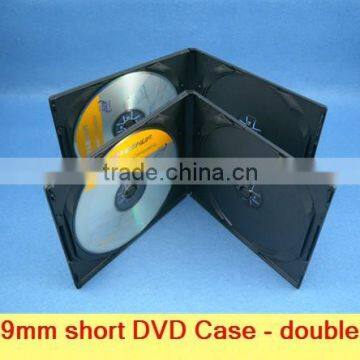 9mm short double balck cheap dvd cases