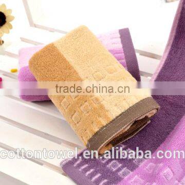 Factory direct sale cotton stain jacquard thick face towel