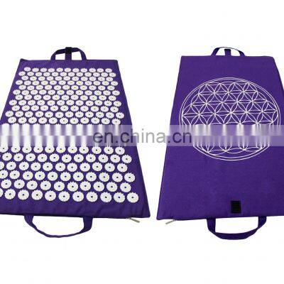 back massage private label option custom made Yoga acupressure Mat