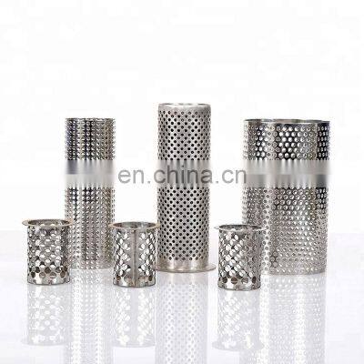 Perforated Pipe pipeline basket strainer filter strainer