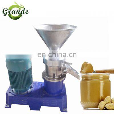 Small Peanut Butter Machine Sesame Seeds Grinding Machine Commercial Tahini Grinding Machine