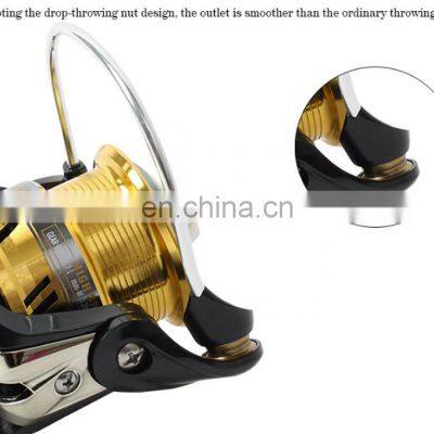 Металлическое вращающееся колесо, узкая катушка, конструкция с ЧПУ-рукой, рыболовный катушка с нейлонным корпусом, катушка для крючков photo-3