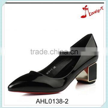 New popular lady dress shoes sexy fetish high heels pointed shoes