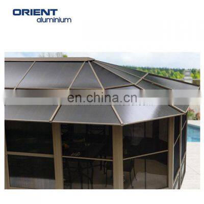 6mm Polycarbonate Aluminium Garden Greenhouse photo-4