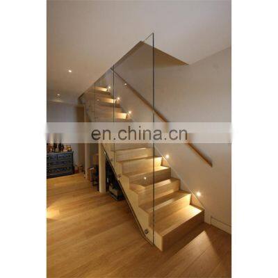 CBMMART Metal Clear Attic Fold Up Wall Stairway Stainless Steel Stair