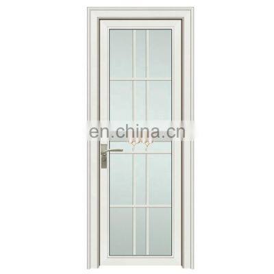 Cheap price  waterproof interior glass windows doors aluminum bathroom door