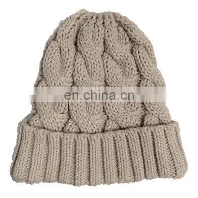 New Arrival Winter Knit Beanie Hat Fisherman Outdoor Protection Antifreezing Warm Knitted Acrylic Cotton Beanie Hats photo-3
