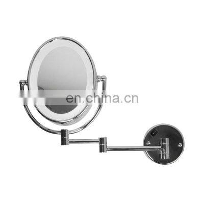 Factory Price 5x Magnifying Make Up Mirror With Led Light For Bathroom photo-2