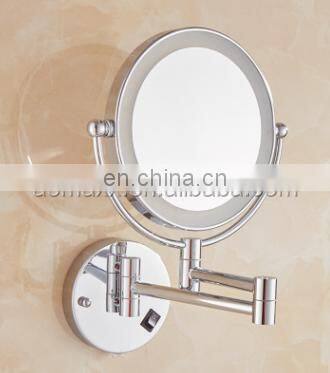 New Style Entirety Frame Wall-mounted Extendable Two Side LED Makeup Mirror photo-2