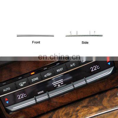 Autoaby Car Console Air Conditioning Buttons Decoration Trim For Mercedes Benz E Class W212 09-15 Accessories Light Matte