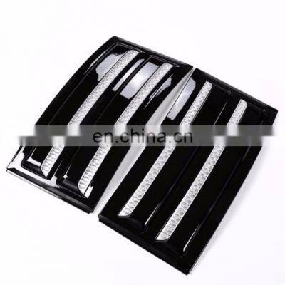 ABS Gloss black Auto Exterior Door Accessories Trim Stickers For Land Rover Range Rover Evoque