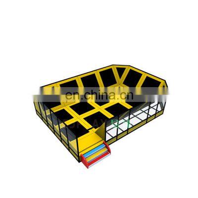 Hot sale colorful indoor jump trampoline for amusement park