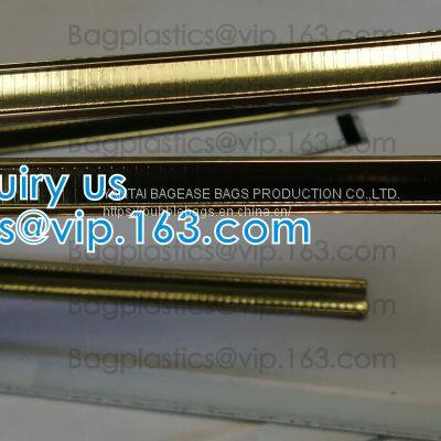 Aluminium Foil Tin Tie, Tintie, Twist Tie, Peel Stick Bag Seal Coffee Tin Tie Plastic Tin Ties With Adhesive photo-3