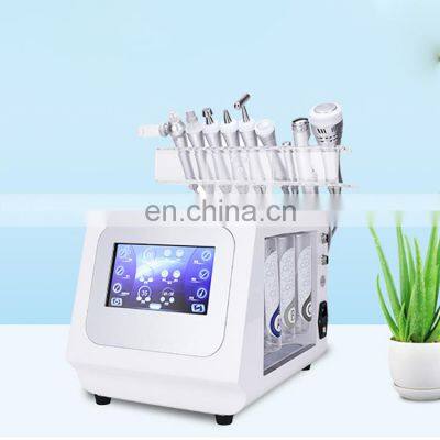 Desktop H2O2 bubble 9 in 1 deep clear oxygen aqua peeling microdermabrasion Machine