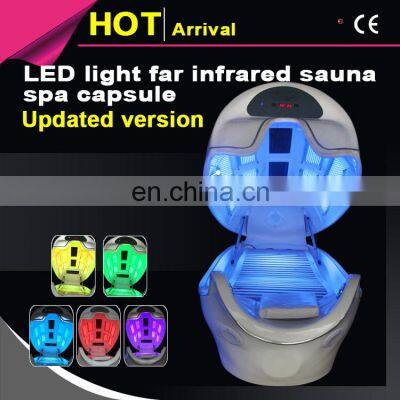 New Arrival LED Light Therapy Far Infrared Detox Slimming Sauna Spa Cpasule With MP3 Player System photo-4