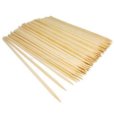 High Quality Round Bamboo Skewers 8 inch x 3mm Diameter Round Bamboo Skewer Kabob skewers