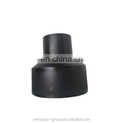 DN110*90 PE 100 HDPE Pipe Fittings Butt Fusion Welding Type HDPE Reducing Coupling PE Reducer for Pipe Connection