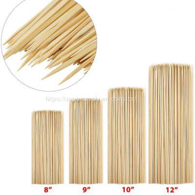 Disposable Factory Direct Supply WHOLESALE-Bamboo Skewers 12 Inch 150pc Wooden Stick