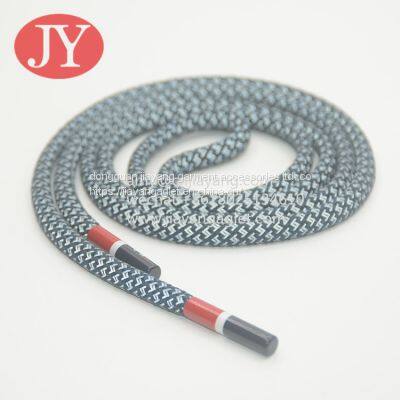 metal shoelace aglet tipping polyester rope with cooper material aglet tips shoelace buckle