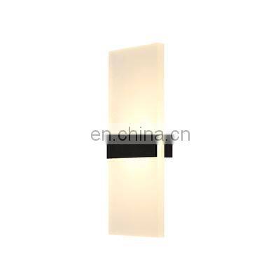 AC85-265V Warm White LED Acrylic Wall Lamp Bedroom Living Room Indoor Wall Light