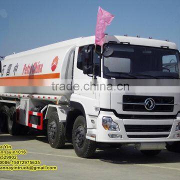 30cbm Dongfeng Tianlong 8x4 fuel tanker fuel oil truck for sale oil tank