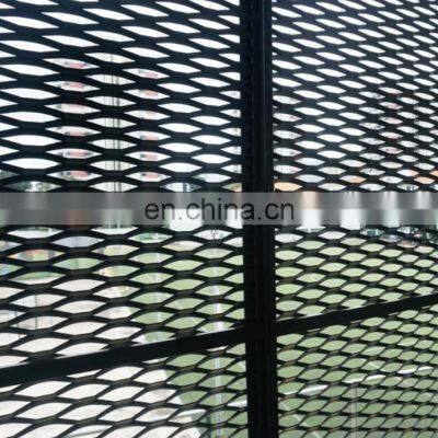 Spray Coating Frame Aluminum Expanded Mesh for Buildings Facade