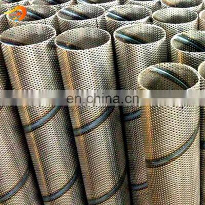 SS304 316 430 Stainless Steel Cylinder Perforated Filter Tube photo-4