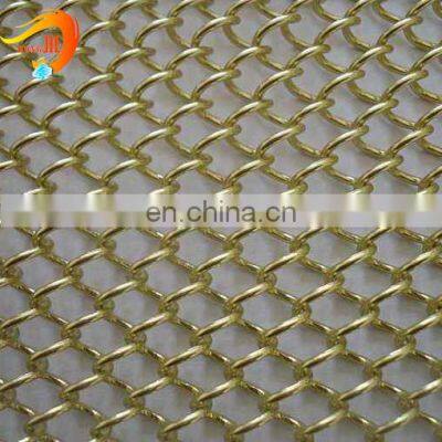 2 mm wire diameter Stainless steel ring mesh metal chain mail fabric