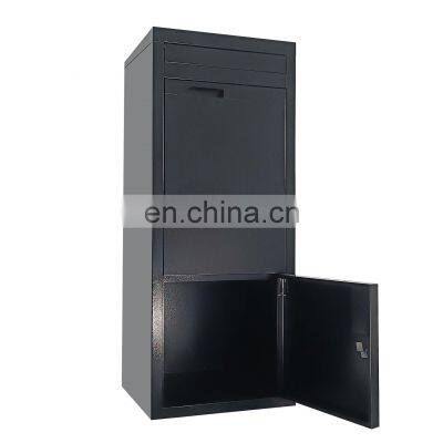 Home Large Package Waterproof Outside Metal Steel Letter Mail Mailbox Post Wall Mount Outdoor Smart Parcel Delivery Drop Box photo-2