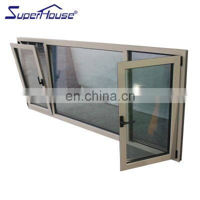 Superhouse Hot sale aluminium window tilt&turn opening fenster