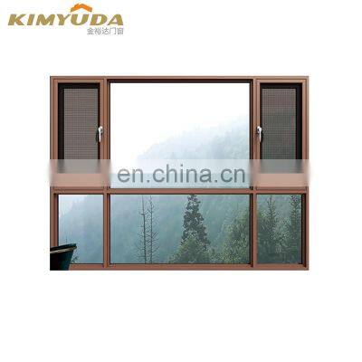 JYD High Quality New Design Swing Window Large Glass Modern Aluminium Casement Window