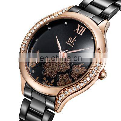 SHENGKEG New Fashion Hand Watch For Woman K0172L Wholesale Girlfriend Quartz Watch High Quality Brand Watch