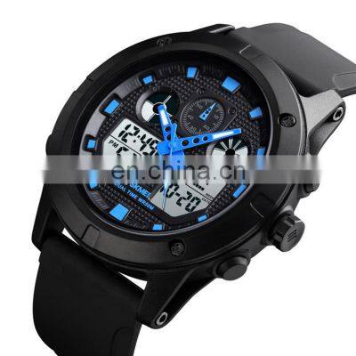 on sale skmei style 1514 big mens watches big wrist men dual time watches