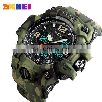1155b Multicolor Led Hand Watches Men Watch Digital Dual Time Watch for Man Sports photo-3