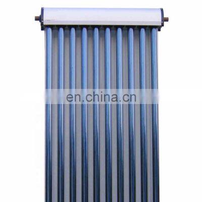 Heat pipe horizontal vacuum tube solar collector