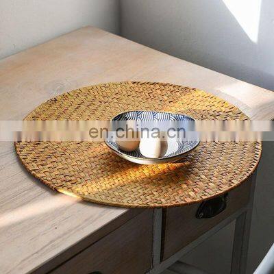 Vietnam Cheap Set of 2 Table Mat Hand Woven Seagrass Placemat Eco friendly Natural Weave wall decor basket