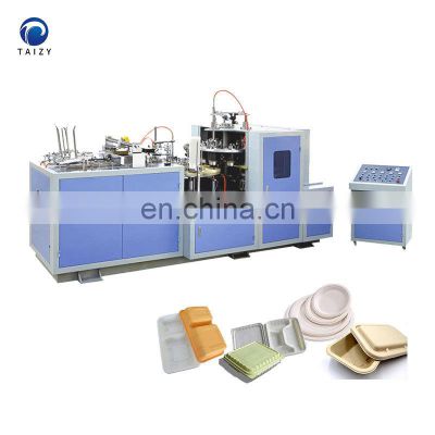 eco-friendly plastic food container lunch box making forming machine biodegradable lunch box production line