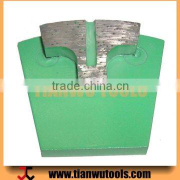 T-type Segment diamond grinding plate for concrete