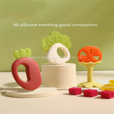 Baby Gum Food Grade Silicone to Soothe Teething Bite Glue Grinding Stick Magic Baby Four Months Toys Can be Boiled photo-2