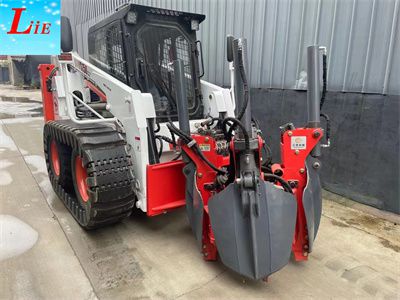 China skid steer tree spade China skid steer tree transplanter