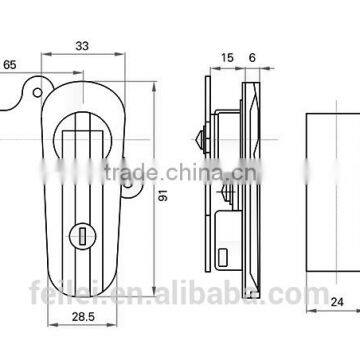 Factory Direct Flei Brand Cabinet Lock for Industry Electric photo-5