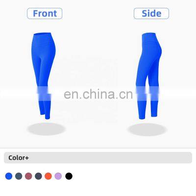 High Waist Yoga Legging Butt Lifting Yoga Pants Sport Leggings With Pocket For Women