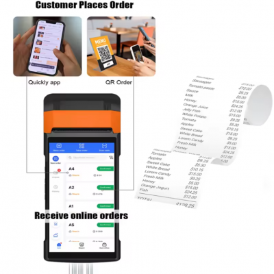 Window Android Ordering Point of Sale APP Restaurant Cafe punto de venta Cloud POS System Software