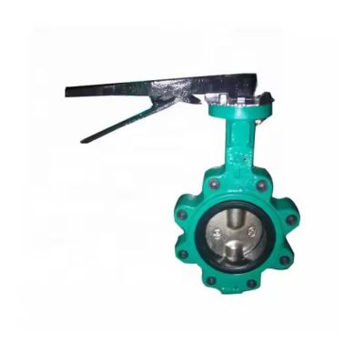 ANSI B 16.1,EN 1092,AS 2129 Lug Type Butterfly Valve with Two Stems