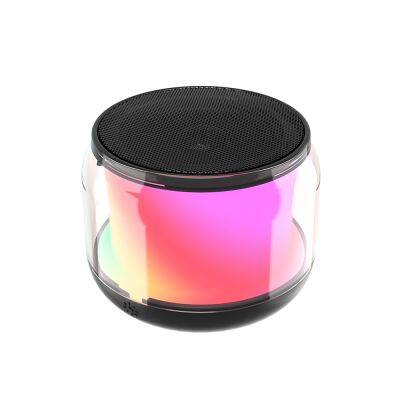 Music Player LED Light Portable Speaker wireless Bluetooth Speakers with FM