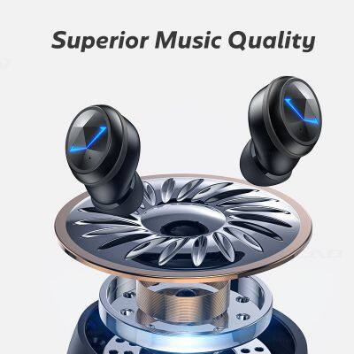 New C6 TWS HD Stereo Wireless Noise Cancelling Sport Game Sweatproof Fingerprint Touch Earphones photo-3